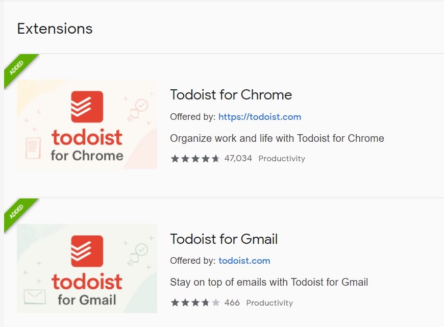 Todoist - Google Chrome Extensions