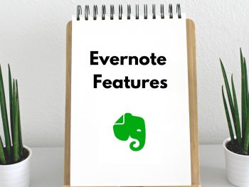 Evernote features - never more forget your passwords